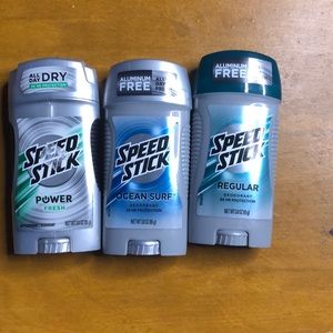 Speed stick Deodorants